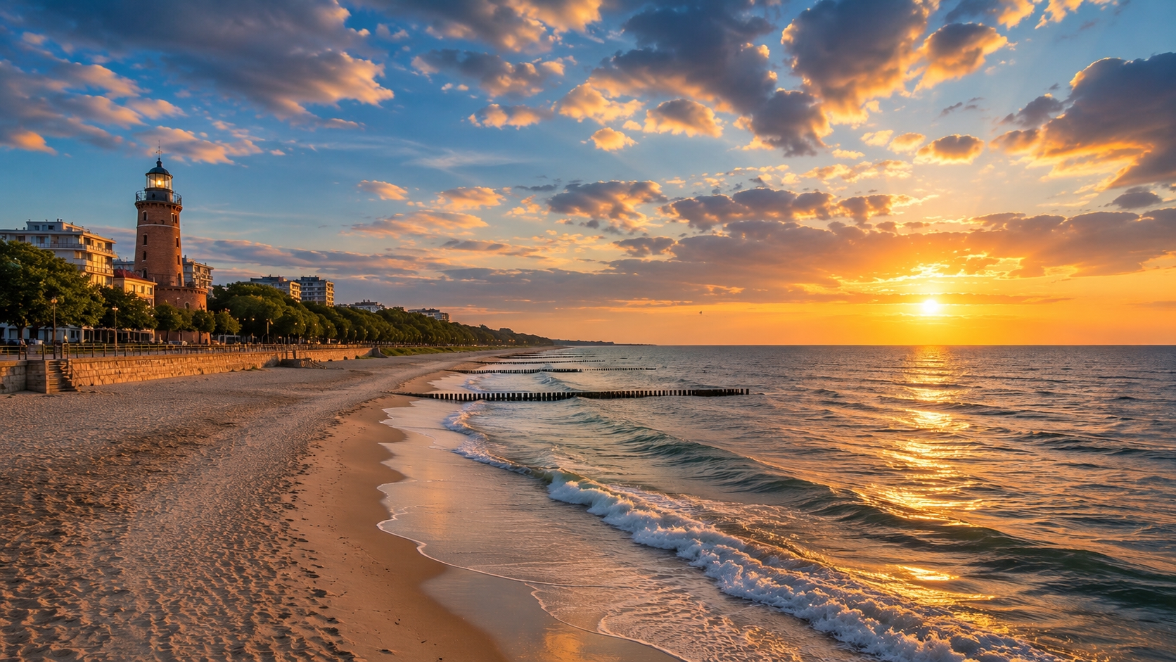 Kołobrzeg i wybrzeże Bałtyku